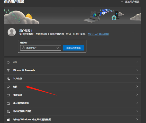 edge中保存的网页密码在哪里管理啊图3