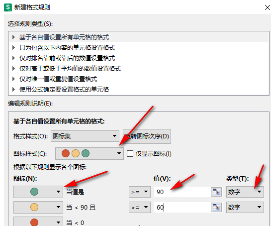 excel如何用图标显示数值大小 excel表格设置图标显示大小方法介绍图2