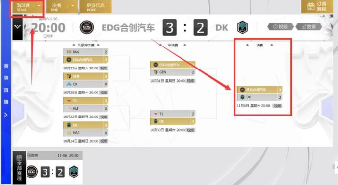 英雄联盟S11赛程全部结果表一览图9